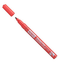 Marcatore permanente N50S - punta tonda - rosso - Pentel Marcatore permanente N50S - punta tonda - rosso - Pentel