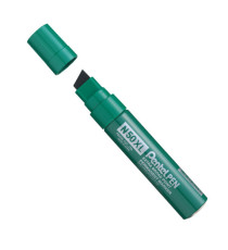 Marcatore permanente N50XL - punta scalpello - verde - Pentel Marcatore permanente N50XL - punta scalpello - verde - Pentel