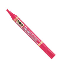 Marcatore permanente N860 - punta scalpello - astuccio 4 colori assortiti - linea Amiko - Pentel Marcatore permanente N860 - punta scalpello - astuccio 4 colori assortiti - linea Amiko - Pentel