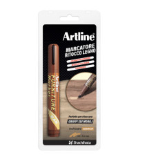 Marcatore permanente per legno Furniture Marker - punta a scalpello - tratto 2,0-5,0 mm - quercia - Artline Marcatore permanente per legno Furniture Marker - punta a scalpello - tratto 2,0-5,0 mm - quercia - Artline