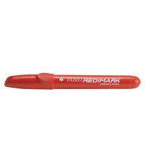 Marcatore permanente Redimark  - punta tonda - tratto 3,5mm - rosso - Tratto Marcatore permanente Redimark  - punta tonda - tratto 3,5mm - rosso - Tratto