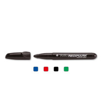 Marcatore permanente Redimark  - punta tonda - tratto 3,5mm - rosso - Tratto Marcatore permanente Redimark  - punta tonda - tratto 3,5mm - rosso - Tratto