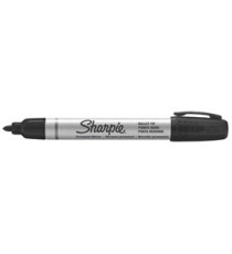 Marcatore permanente Small Metal barrel - punta tonda 1,0mm - nero - Sharpie Marcatore permanente Small Metal barrel - punta tonda 1,0mm - nero - Sharpie