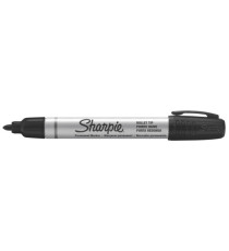 Marcatore permanente Small Metal barrel - punta tonda 1,0mm - nero - Sharpie Marcatore permanente Small Metal barrel - punta tonda 1,0mm - nero - Sharpie