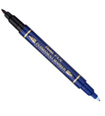 Marcatore permanente Twin tip - doppia punta Fine-ExtraFine - Blu - Pentel Marcatore permanente Twin tip - doppia punta Fine-ExtraFine - Blu - Pentel