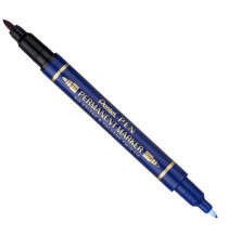 Marcatore permanente Twin tip - doppia punta Fine-ExtraFine - Blu - Pentel Marcatore permanente Twin tip - doppia punta Fine-ExtraFine - Blu - Pentel