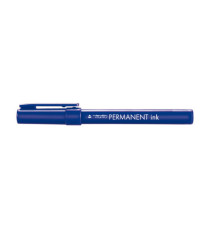 Marcatore Tratto Permanent Ink - punta tonda 2,00mm - blu - Tratto - conf. 12 pezzi Marcatore Tratto Permanent Ink - punta tonda 2,00mm - blu - Tratto - conf. 12 pezzi