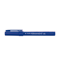 Marcatore Tratto Permanent Ink - punta tonda 2,00mm - blu - Tratto - conf. 12 pezzi Marcatore Tratto Permanent Ink - punta tonda 2,00mm - blu - Tratto - conf. 12 pezzi