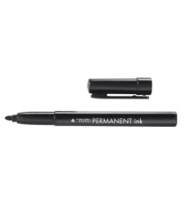 Marcatore Tratto Permanent Ink - punta tonda 2,00mm - nero - Tratto - conf. 12 pezzi Marcatore Tratto Permanent Ink - punta tonda 2,00mm - nero - Tratto - conf. 12 pezzi