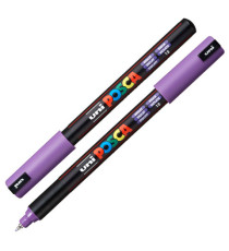 Marcatore Uni Posca PC1M - punta extra fine 0.7 mm - colori assortiti - Uni Mitsubishi - conf. 10 pezzi