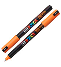 Marcatore Uni Posca PC1M - punta extra fine 0.7 mm - colori assortiti - Uni Mitsubishi - conf. 10 pezzi