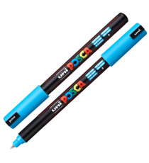 Marcatore Uni Posca PC1M - punta extra fine 0.7 mm - colori assortiti - Uni Mitsubishi - conf. 10 pezzi