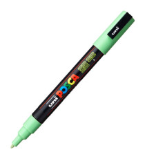 Marcatore Uni Posca PC3M - punta fine 0,9 - 1,3 mm - verde chiaro - Uni Mitsubishi