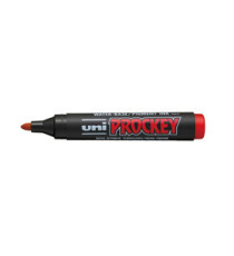 Marcatore Uni Prockey M122  - punta conica da 1,20-1,80mm - rosso  - Uni Mitsubishi Marcatore Uni Prockey M122  - punta conica da 1,20-1,80mm - rosso  - Uni Mitsubishi