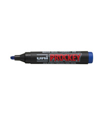 Marcatore Uni Prockey M126 - punta a scalpello da 1,00-5,70mm - blu - Uni Mitsubishi