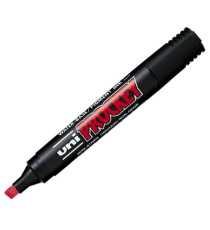 Marcatore Uni Prockey M126 - punta a scalpello da 1,00-5,70mm - rosso - Uni Mitsubishi