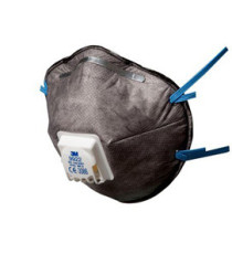 Mascherina 9922 - con carboni attivi - monouso -  filtro FFP2 - 3M - conf. 10 pezzi