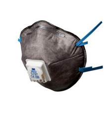 Mascherina 9922 - con carboni attivi - monouso -  filtro FFP2 - 3M - conf. 10 pezzi