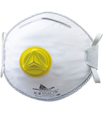 Mascherina filtrante FFP2 - con valvola - monouso - Deltaplus - conf. 10 pezzi Mascherina filtrante FFP2 - con valvola - monouso - Deltaplus - conf. 10 pezzi