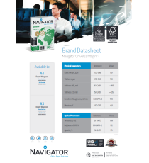 Carta fotocopie A4 Navigator 80gr altissima qualità - bianca 500ff in risma,bianco elevato,Certificata FSC,ECF,ECOLABEL 5pz Carta fotocopie A4 Navigator 80gr altissima qualità - bianca 500ff in risma,bianco elevato,Certificata FSC,ECF,ECOLABEL 5pz
