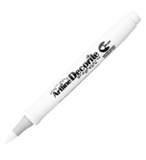 Marcatore Decorite - punta pennello - bianco - Artline