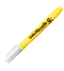 Marcatore Decorite - punta pennello - giallo - Artline