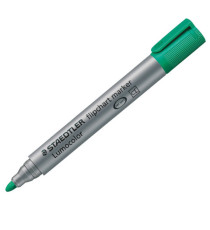 Marcatore Lumocolor Flipchart 356 - a base d'acqua - punta tonda 2 mm - verde - Staedtler