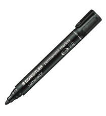 Marcatore Lumocolor Permanent 352 - punta tonda - tratto 2 mm - nero - Staedtler