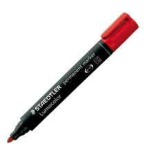 Marcatore Lumocolor Permanent 352 - punta tonda - tratto 2 mm - rosso - Staedtler Marcatore Lumocolor Permanent 352 - punta tonda - tratto 2 mm - rosso - Staedtler