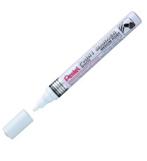 Marcatore Paint Marker Linea Amiko - punta media 4,50mm - bianco - Pentel Marcatore Paint Marker Linea Amiko - punta media 4,50mm - bianco - Pentel