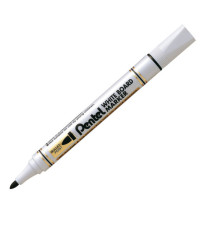 Marcatore per lavagne cancellabili MW85 - punta tonda - nero - linea Amiko - Pentel Marcatore per lavagne cancellabili MW85 - punta tonda - nero - linea Amiko - Pentel