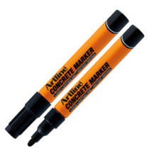 Marcatore permanente - per cemento e mattoni - punta tonda 1,5 mm - nero - Artline