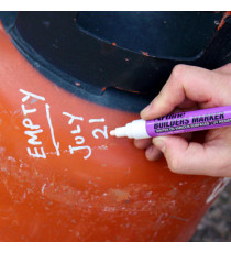 Marcatore permanente - per costruttori - punta tonda 2,3 mm - bianco - Artline