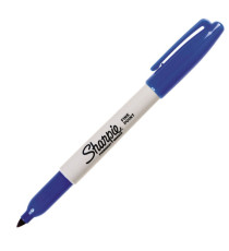Marcatore permanente - punta fine 1 mm - blu - Sharpie Marcatore permanente - punta fine 1 mm - blu - Sharpie