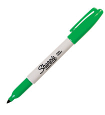 Marcatore permanente - punta fine 1 mm - verde - Sharpie Marcatore permanente - punta fine 1 mm - verde - Sharpie