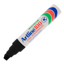Marcatore permanente A 100 - punta scalpello jumbo - 7,50 - 12,00 mm - nero - Artline Marcatore permanente A 100 - punta scalpello jumbo - 7,50 - 12,00 mm - nero - Artline