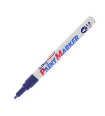 Marcatore permanente A 440 - a vernice - punta tonda fine - 1,2 mm - blu - Artline