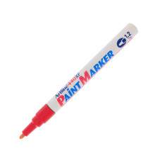 Marcatore permanente A 440 - a vernice - punta tonda fine - 1,2 mm - rosso - Artline