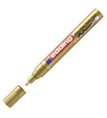 Marcatore permanente a vernice 750 - punta tonda - da 2 a 4 mm - oro - Edding