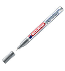 Marcatore permanente a vernice 780 - punta tonda extra fine - 0,8 mm - argento  - Edding Marcatore permanente a vernice 780 - punta tonda extra fine - 0,8 mm - argento  - Edding