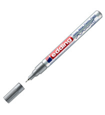 Marcatore permanente a vernice 780 - punta tonda extra fine - 0,8 mm - argento  - Edding Marcatore permanente a vernice 780 - punta tonda extra fine - 0,8 mm - argento  - Edding