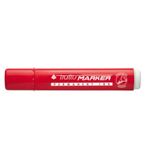 Marcatore permanente Marker - punta tonda - tratto 2,50mm - rosso - Tratto Marcatore permanente Marker - punta tonda - tratto 2,50mm - rosso - Tratto