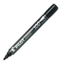 Marcatore Permanente Markers 100 - punta tonda 4,50mm - nero - Pilot Marcatore Permanente Markers 100 - punta tonda 4,50mm - nero - Pilot