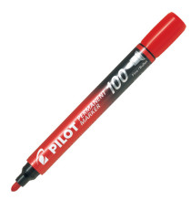 Marcatore Permanente Markers 100 - punta tonda 4,50mm - rosso - Pilot Marcatore Permanente Markers 100 - punta tonda 4,50mm - rosso - Pilot