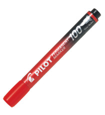 Marcatore Permanente Markers 100 - punta tonda 4,50mm - rosso - Pilot Marcatore Permanente Markers 100 - punta tonda 4,50mm - rosso - Pilot