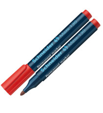 Marcatore permanente Maxx 130 - punta conica - Tratto 1,00-3,00mm - rosso - Schneider Marcatore permanente Maxx 130 - punta conica - Tratto 1,00-3,00mm - rosso - Schneider