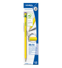 Matita di grafite Temagraph - gradazione 3B - Lyra - conf. 12 pezzi Matita di grafite Temagraph - gradazione 3B - Lyra - conf. 12 pezzi