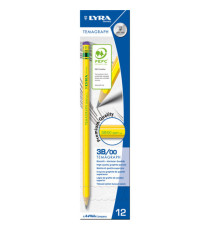 Matita di grafite Temagraph - gradazione 3B - Lyra - conf. 12 pezzi Matita di grafite Temagraph - gradazione 3B - Lyra - conf. 12 pezzi