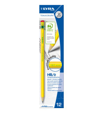 Matita di grafite Temagraph - gradazione HB - Lyra - conf. 12 pezzi