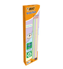 Matita Evolution Pastel - gradazione HB - colori assortiti - Bic - conf. 12 pezzi Matita Evolution Pastel - gradazione HB - colori assortiti - Bic - conf. 12 pezzi